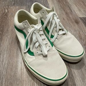 Vans Mens Sneakers | Green & White